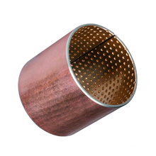 Sliding Sleeve Steel Bronze Bimetallic Bushing with Round Oil Hole